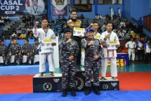Prajurit Kotps Marinir Jawara Kejurnas Karate KASAL Cup II 2023