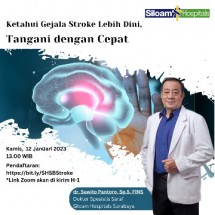 dr Suwito Pantoro Sp.S, FINS,FINA Neurology dari Siloam Hospital Surabaya 
