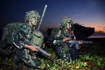 Ilustrasi Marinir latihan tempur (Foto Ist)
