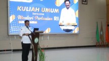 Mentan menyampaikan kuliah umum di Polbangtan Bogor