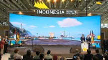 Presiden Jokowi bersama Kanselir Jerman saat meresmikan Paviliun Indonesia di Hannover Messe 2023