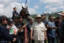 Menhan Prabowo Buka Pacu Kuda Wirabraja Open Race dan Tradisional Tahun 2023 di Bukit Gombak Batusangkar Sumbar