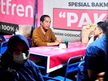 Presiden Jokowi Jajal Kuliner Bakmi Legendaris di Yogyakarta