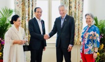 Presiden Jokowi dan Ibu Iriana Hadiri Jamuan Santap Siang Bersama PM Singapura Lee