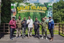 Kunjungan Wilmar International & Louis Dreyfus Company (LDC) ke area konservasi Orangutan di Desa Pilang, Pulau Pisau, Kalimantan Tengah. (Foto: Humas SSMS)