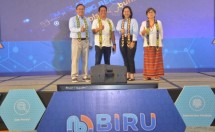 Dari kiri, Kristiyanto Widyawan, Direktur BIRU; Irfan Taufik, Kepala Dinas Pendidikan dan Kebudayaan Balikpapan; Dian Andyasuri, Komisaris BIRU; dan Dinny Jusuf, Advisor BIRU.