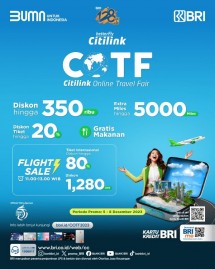 BRI dan Citilink kolaborasi