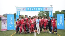 Kompetisi sepak bola antar pelajar Midea Cup 2023, digelar pada 9 Desember 2023 di lapangan Astro Field, Main Field, Jubilee Field British School Jakarta. (IST) 