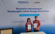 Penandatanganan kerja sama Primaya Hospital Group dengan Xurya untuk pengoperasian PLTS Atap di Bekasi Timur