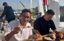 Menteri Pariwisata dan Ekonomi Kreatif, Sandiaga Salahuddin Uno mengapresiasi alumni Poltekpar Bandung yang menghadirkan restoran Indonesia di Dubai, Uni Emirat Arab (UEA).