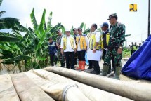 Atasi Banjir Demak - Kudus, Menteri Basuki : Perbaikan Darurat Tanggul Sungai Wulan Selesai
