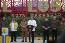 Layani 41.000 KK, Presiden Jokowi Resmikan SPAL Domestik Terpusat Losari di Makassar
