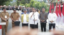 Presiden Jokowi Resmikan Inpres Jalan Daerah