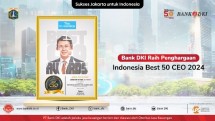 Penghargaan best CEO bagi Bank DKI