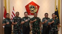 Dankormar Mayjen TNI (Mar) Endi Supardi Terima Kunjungan Kerja Kapushubad 