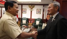 Menhan Prabowo Subianto Terima Kunjungan Kehormatan Menlu Singapura 
