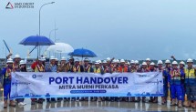 Peresmian Port Handover MMP di Balikpapan.