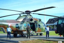 TNI AU Dirikan Posko Satgasud Di Posko Induk Tanggap Darurat Bencana Di Lapangan Andi Djemma Kabupaten Luwu