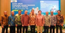 Keterangan Foto I & 2: Board Of Commissioners beserta Board of Director PT ABM Investama Tbk (ABMM) dalam acara Public Expose (Pubex) di RA Suite Simatupang, Jakarta Selatan