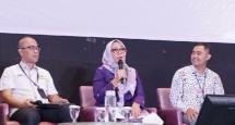 Para narasumber pada kegiatan Forum Literasi Hukum dan HAM Digital (FIRTUAL) dengan tema “Optimasi Respon Rate SPI” di PangkalPinang 