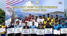 Prajurit Marinir Raih Juara Pertama Event Navy Open Swimming Copetitiion 2024 