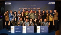 Para pemenang Sayembara Desain Purwa Rupa Rumah Susun Berkepadatan Tinggi yang digelar Jotun dan Ditjen Perumahan, Kementerian PUPR.