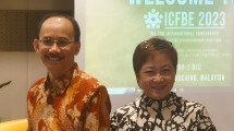 Chairman ICFBE 2024, Iman Permana bersama Lead Partnership ICFBE 2024, Maria Jacinta Arquisola