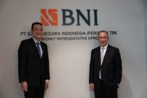 Dirut Utama BNI saat di Kantor Perwakilan di Sidney Australia