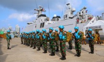 KRI Diponegoro-365 yang saat ini tergabung dalam Satgas MTF TNI Konga XXVIII-O/UNIFIL