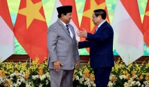 Menhan Prabowo Subianto bertemu PM Vietnam H.E. Pham Minh Chinh di akhir kunjungan kerjanya