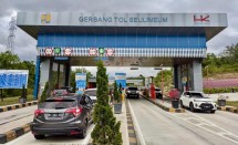 Jalan Tol Trans Sumatera Dipadati lalu lintas kendaraan selama libur Maulid Nabi 1446 H