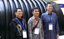 Vinilon luncurkan pipa KRAH berstandar internasional di Indo Water Expo & Forum 2024.