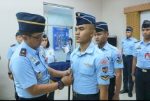 Komandan Lanud Sultan Hasanuddin, Marsma TNI Bonang Bayuaji G, S.E., M.M., CHRMP., secara resmi membuka pelaksanaan Latihan Kerja (Latker) Flight Control System Maintenance Basic Skill Course (FCSMBSC) Angkatan ke-5 tahun 2024,