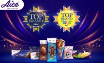 Brand es krim Aice raih Top Brand Award dan Top Brand for Kids Award 2024.