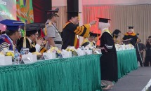 Dies natalis ke-23 sekaligus wisuda Universitas Bhayangkara Jakarta Raya (Ubhara Jaya).