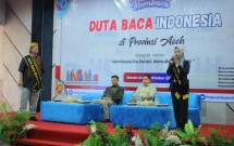 "Bincang-Bincang Bersama Duta Baca Indonesia" di Banda Aceh.