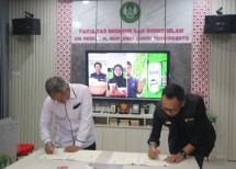 MoU Dompet Dhuafa Jawa Tengah dengan Fakultas Ekonomi dan Bisnis Islam (FEBI) UIN Prof. K.H. Saifuddin Zuhri Purwokerto untuk memperluas manfaat dana zakat melalui program beasiswa Entrepreneur berbasis Kantin Kontainer.