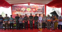 Panglima TNI Jenderal TNI Agus Subiyanto meresmikan Pompa Hidram Pertanian di Desa Tambaknegara, Rawalo, Banyumas, Jawa Tengah, Rabu (9/10/2024). 