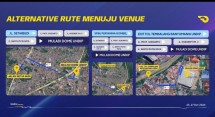 Ilustrasi alternatif rute menuju venue GIIAS Semarang 2024