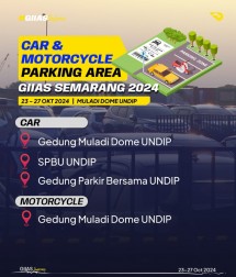 Area lokasi parkir GIIAS Semarang 2024 