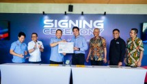 Kolaborasi dengan mitra strategis, IMI lakukan Penandatanganan perjanjian kerjasama (PKS) dengan Indonesia Finacial Group (IFG), Jasa Raharja Insurance dan Wuling Maju Motor Group 