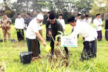 Danone tanam pohon di Hari Santri