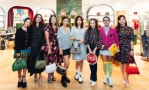 Para selebiritis hadiri pembukaan Butik Kate Spade New Yorko berkonsep terbaru di Grand Indonesia. 