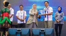 Kegiatan Pameran dan Promosi Kendaraan Listrik di SMK IPT Karangpanas, Kota Semarang. 