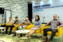 Direksi PT WOM Finance Tbk dalam acara Paparan Publik di Jakarta pada 31 Oktober 2024. (Foto: Humas WOM Finance)