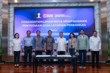 BRI dan Hipmi saat nota kesepahaman