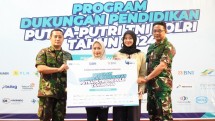 Bantuan BRI terhadap putra putri TNI Polri