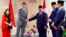 Pertemuan Presiden Prabowo dan PM Trudeau