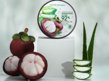 Nature Republic Soothing & Moisture Mangosteen Aloe 92% Soothing Gel.