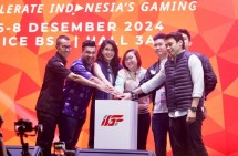 Wamenekraf Irene Umar saat membuka Indonesia Gaming Festival (IGF) 2024 di Indonesia Convention Exhibition BSD (ICE BSD), Tangerang, Jumat (6/12/2024).